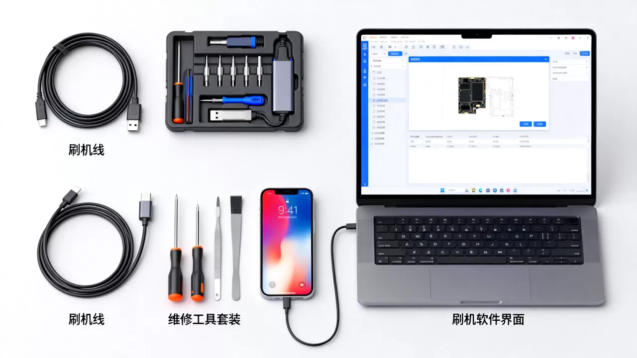 手机维修用什么刷机，手机维修刷机工具推荐