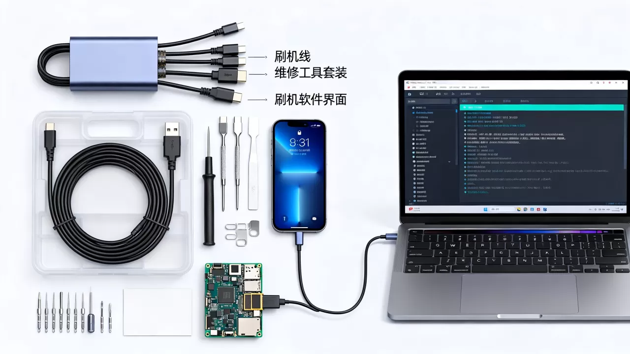 手机维修用什么刷机，手机维修刷机工具推荐