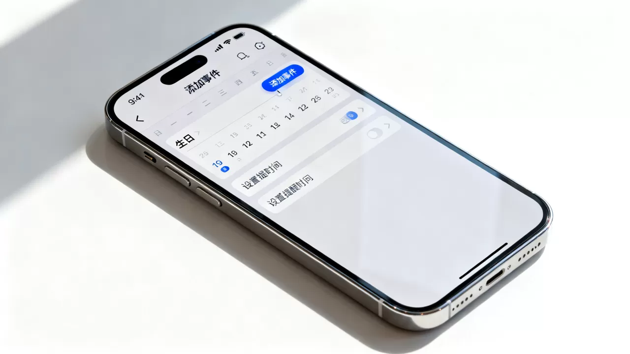 iphone日历怎么添加生日提醒，iPhone日历添加生日提醒