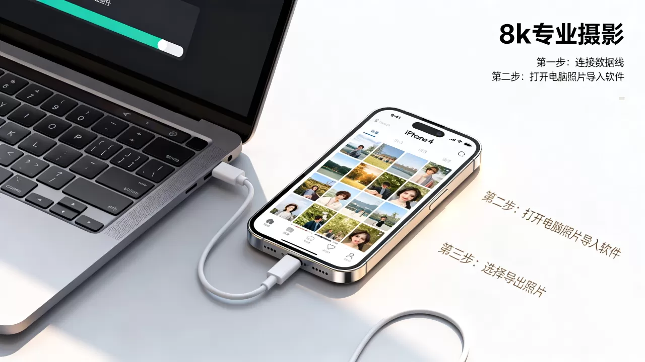 iphone4怎么导出照片，iphone4照片导出方法