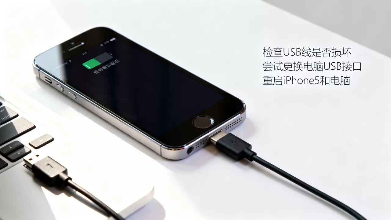 iphone5无法识别usb怎么办，iphone5无法识别usb