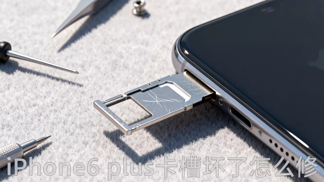 iphone6 plus卡槽坏了怎么修，iphone6 plus卡槽