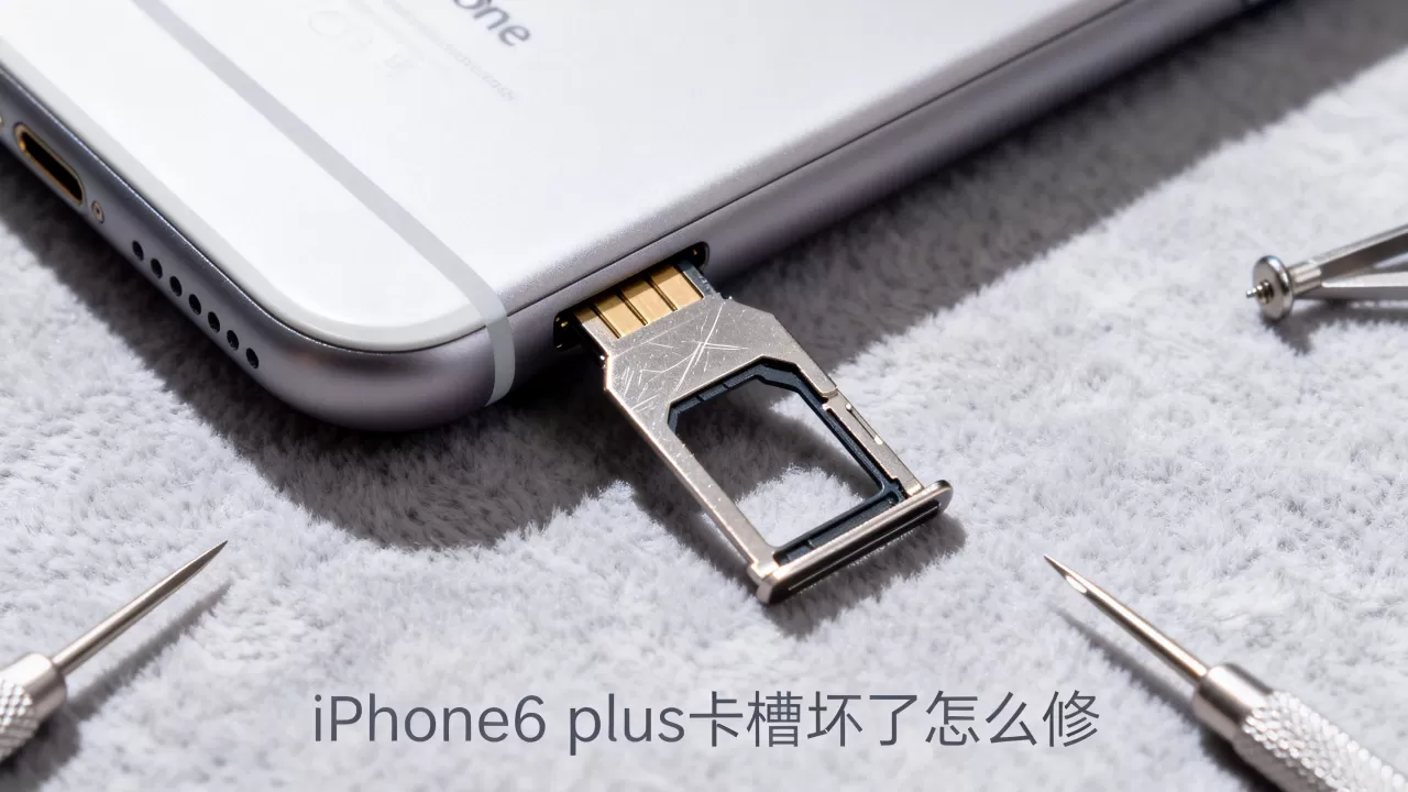 iphone6 plus卡槽坏了怎么修，iphone6 plus卡槽
