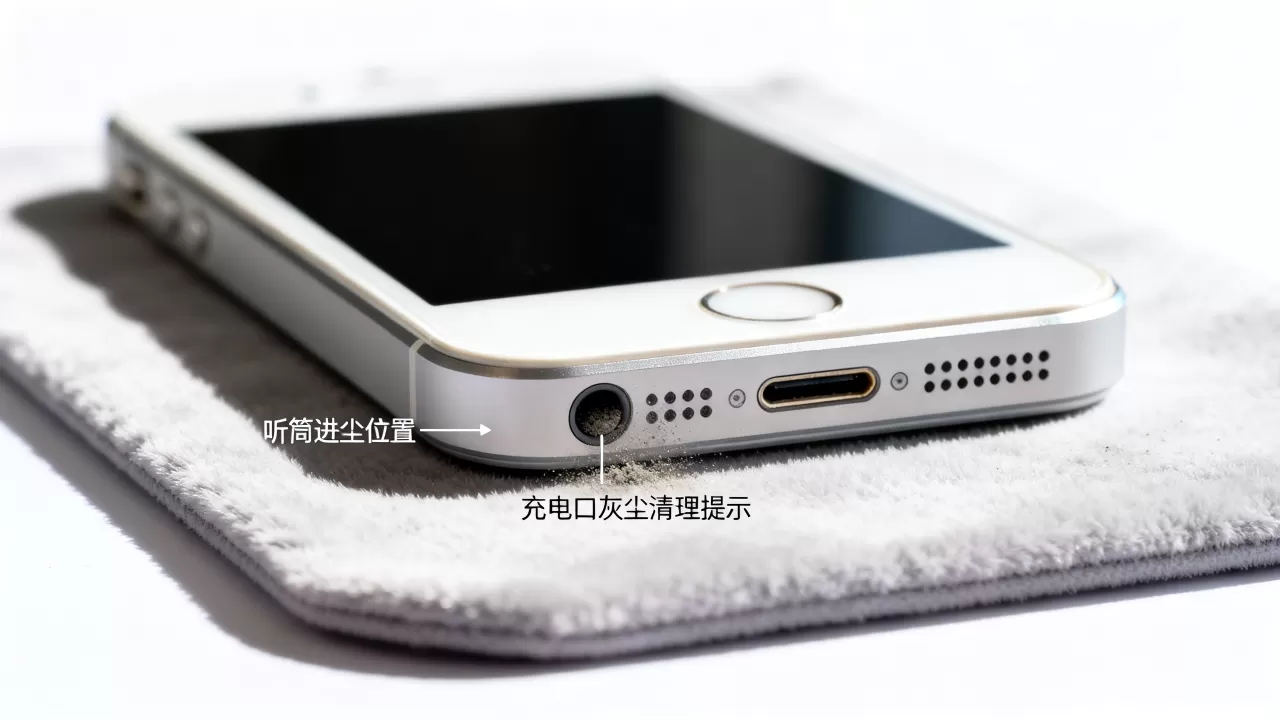 iphone5s进尘怎么办，iphone5s进灰