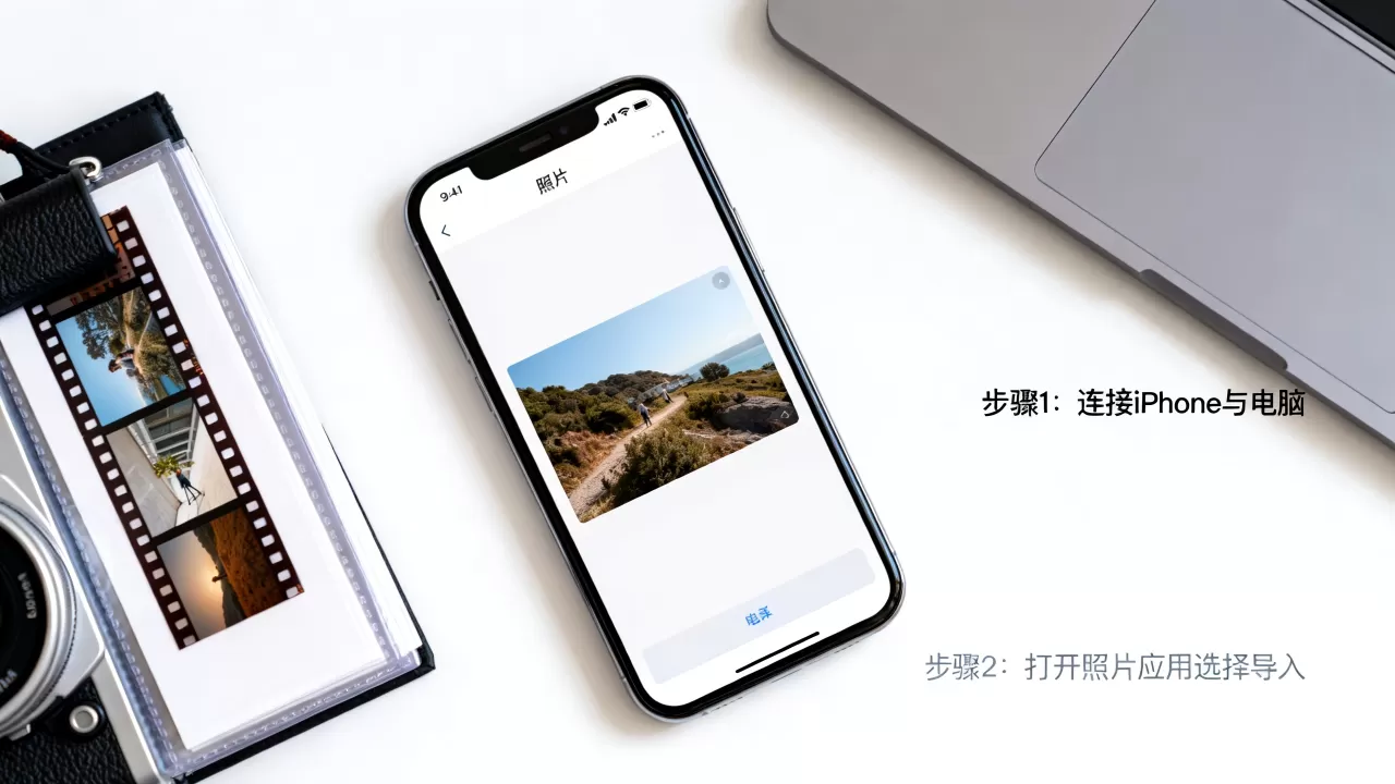 iphone照片怎么导入相机胶卷，iphone照片导入相册