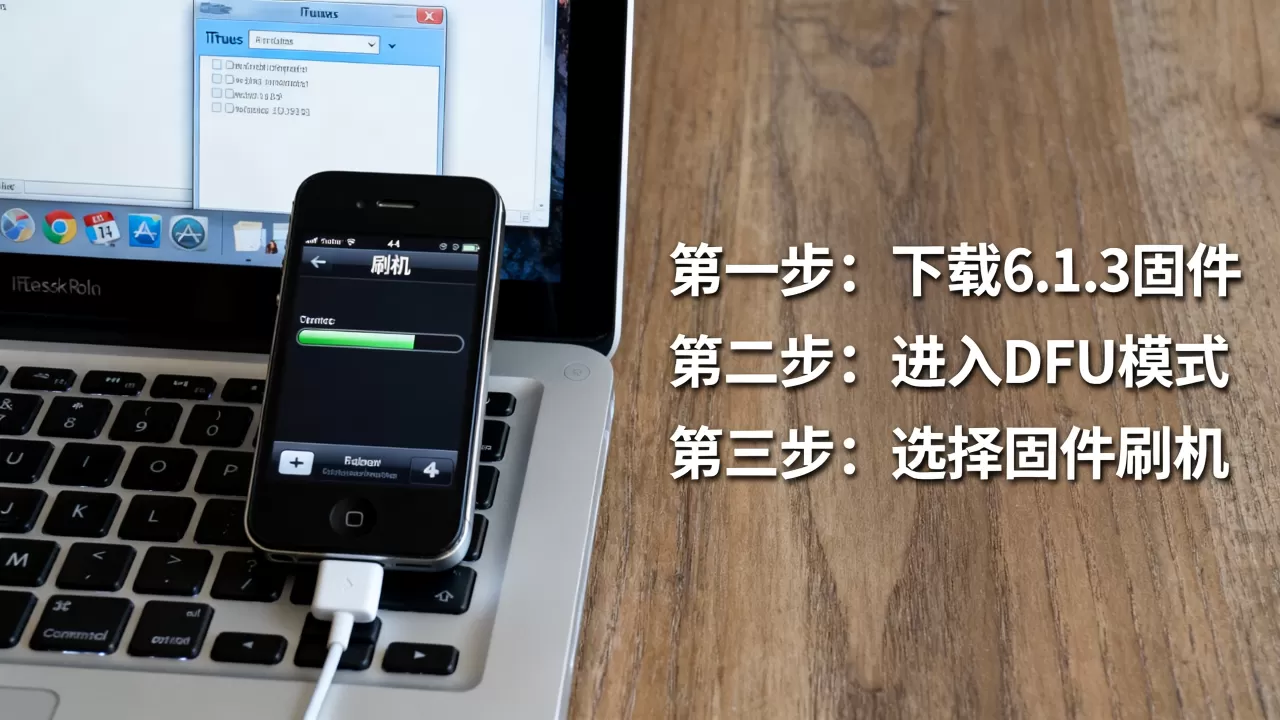 iphone4 6.1.3 刷机教程，iPhone4降级到6.1.3方法