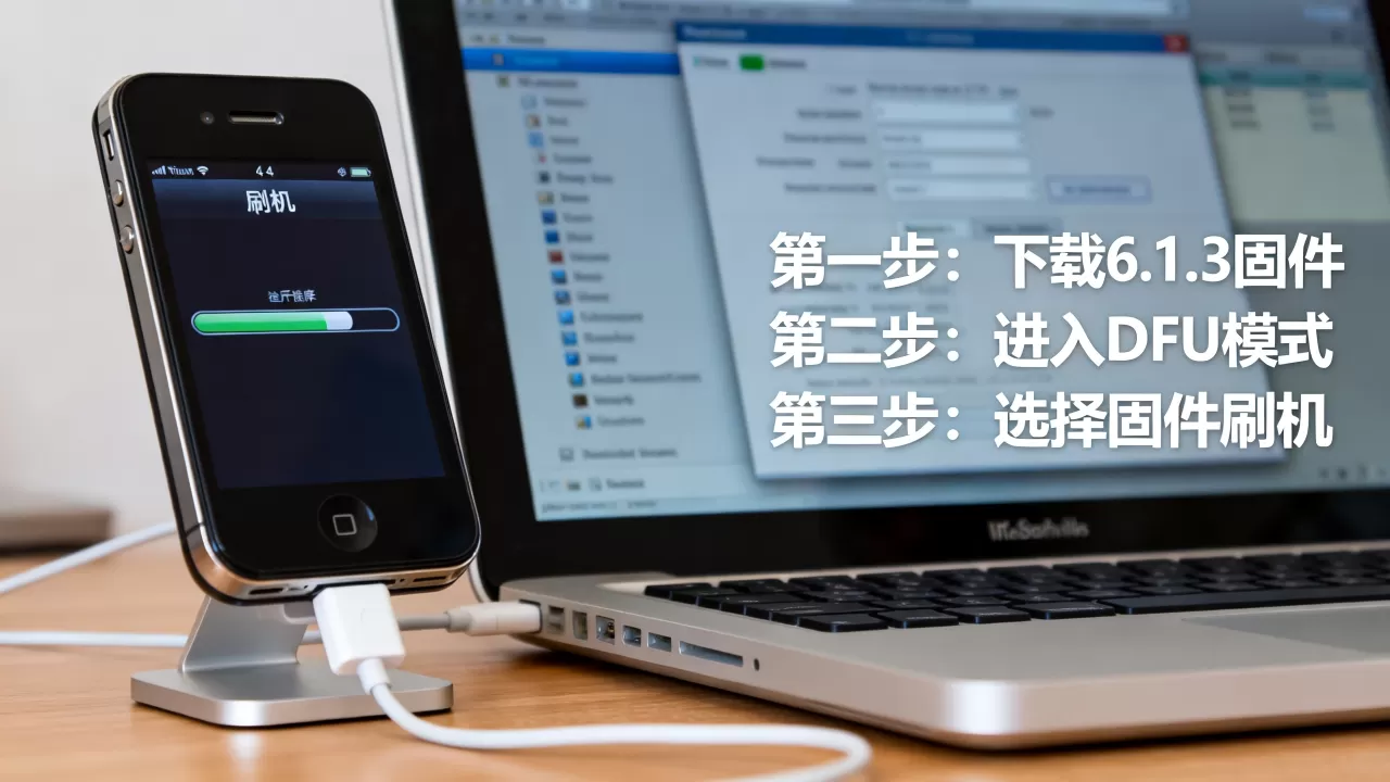 iphone4 6.1.3 刷机教程，iPhone4降级到6.1.3方法