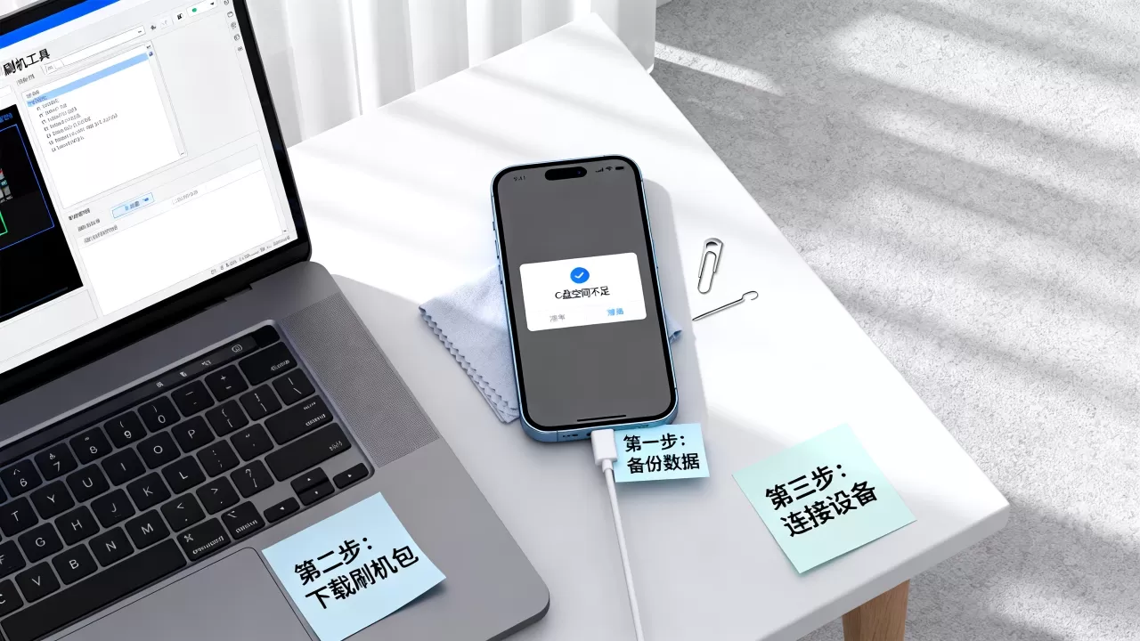 刷机C盘空间不足怎么办，手机刷机教程