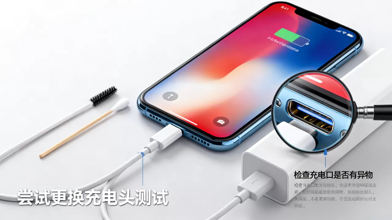 iphone数据线无法充电怎么办，iphone数据线