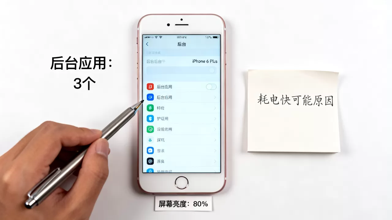 iphone6plus用电快怎么回事，iphone6plus耗电快