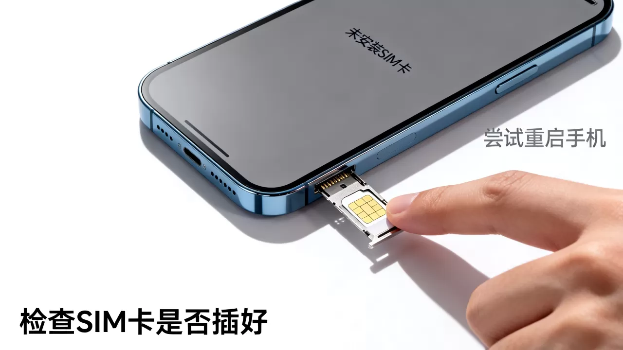 iphone显示未安装sim卡怎么办，iphone不识别sim卡