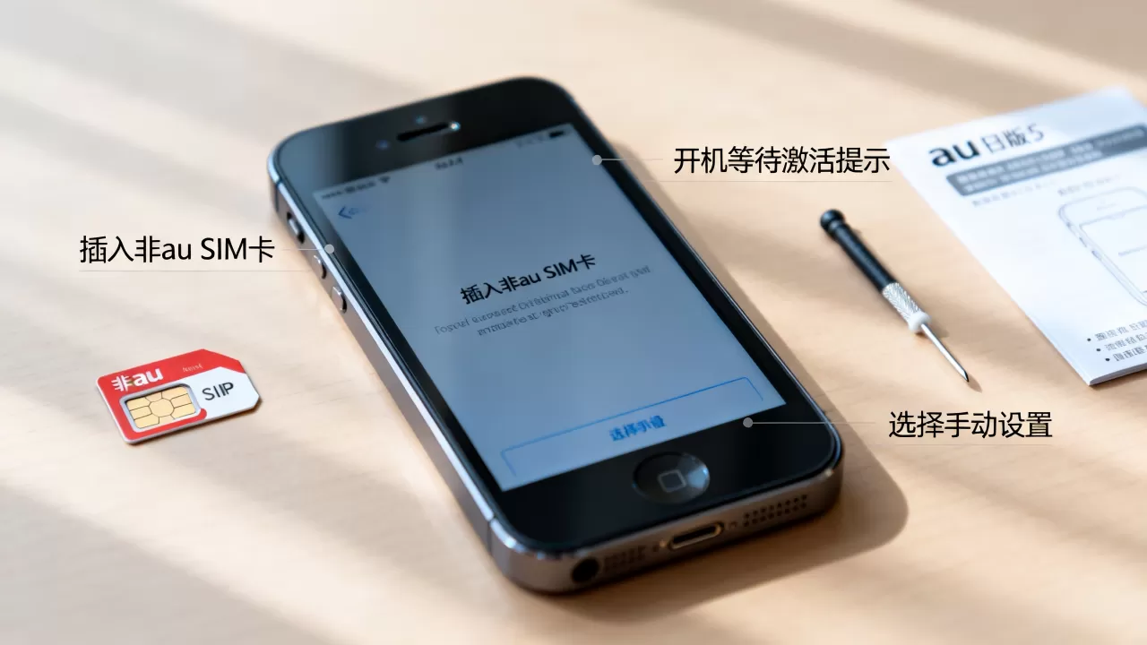 au日版iPhone5怎么解锁？au日版iPhone5解锁教程