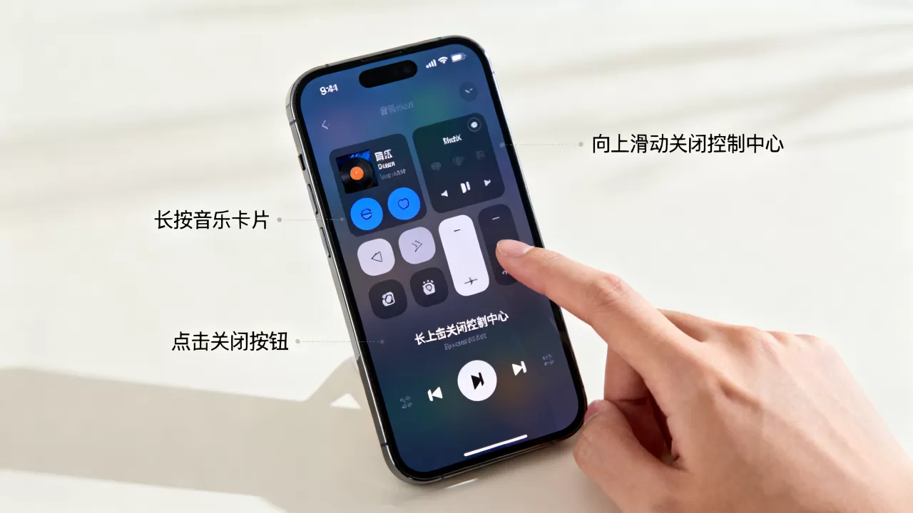 如何关闭iphone音乐播放器，iphone音乐播放器怎么彻底关闭