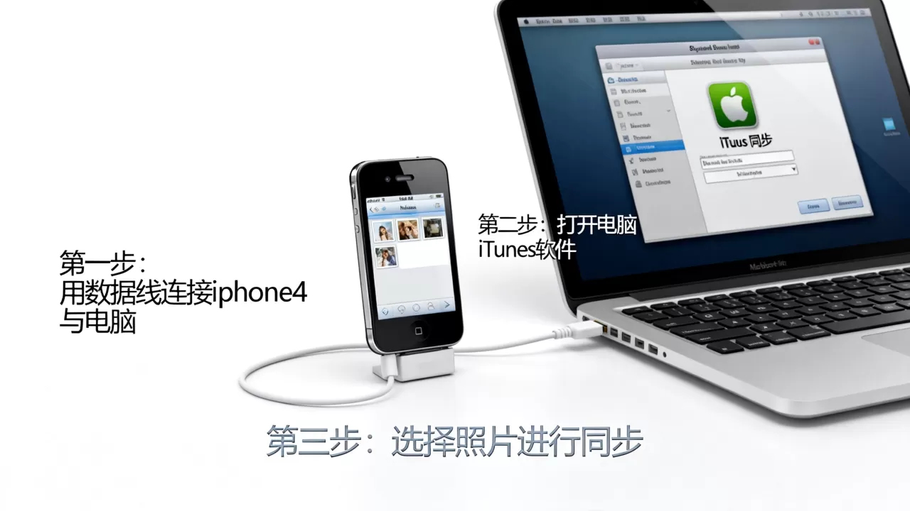 iphone4怎么导入照片，iphone4导入照片教程