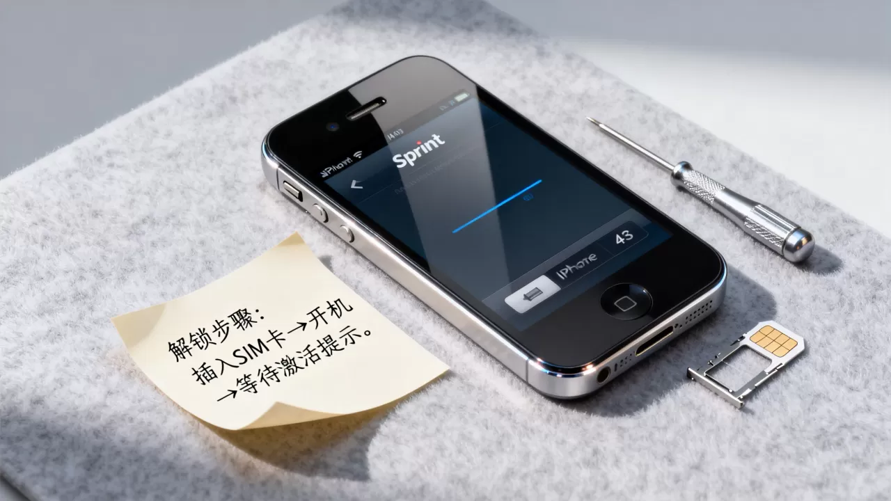 sprint iphone4s 解锁，sprint iphone4s 解锁教程