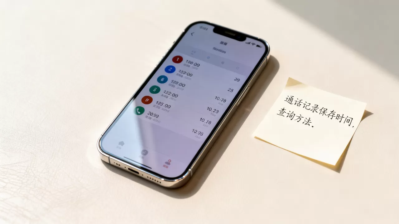iphone通话记录保存时间，iphone通话记录怎么查