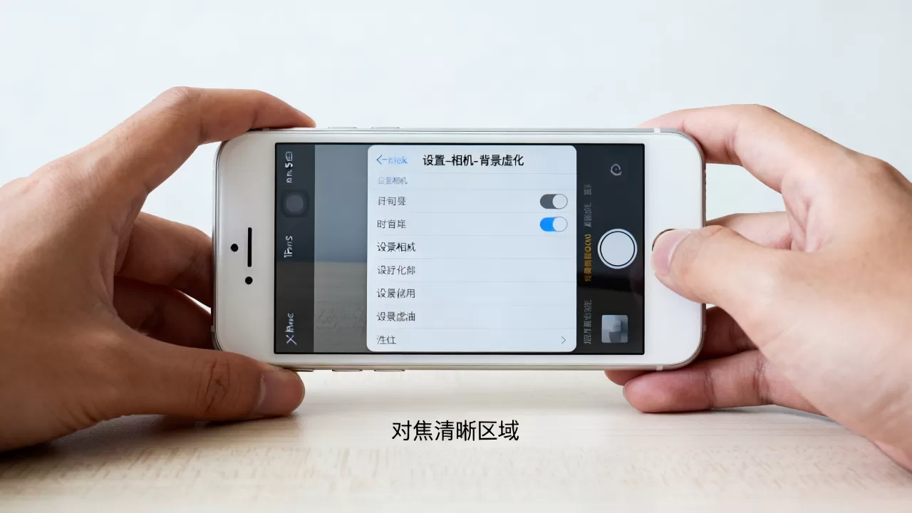 iphone5s背景虚化怎么设置，iphone5s拍照模糊