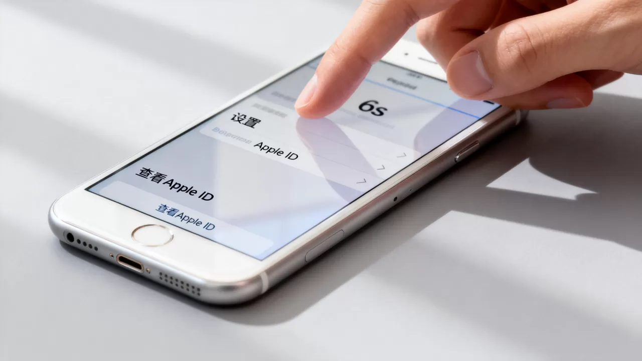 iphone6s怎么查看id，苹果id怎么查