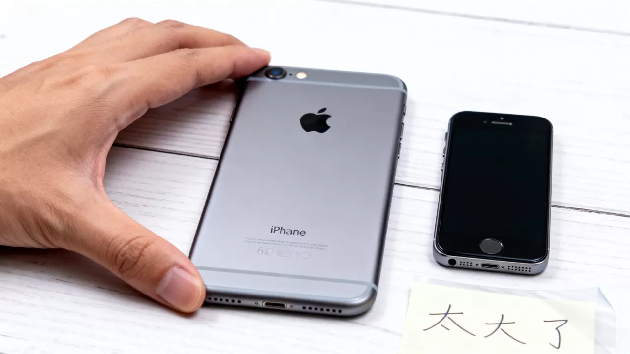 iphone6splus太大了，iphone6splus太大怎么办