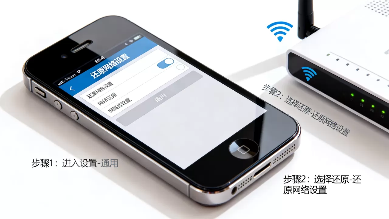 iphone4还原网络设置，iphone4还原网络设置后wifi连不上怎么办