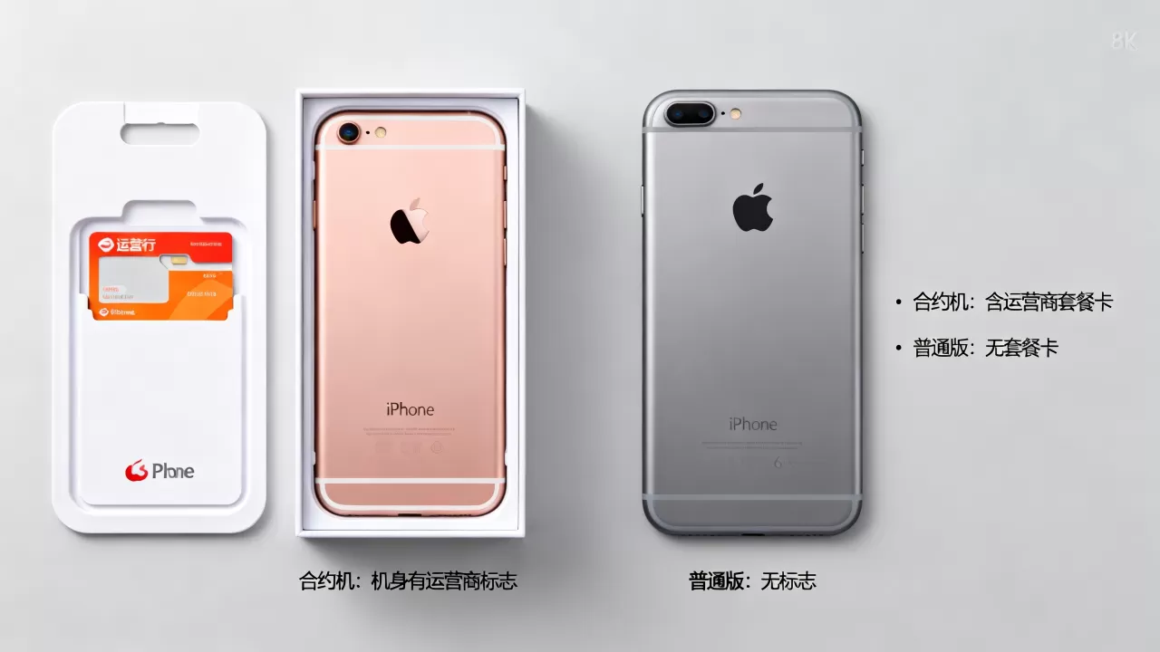 iphone6合约机与普通版有什么区别，iphone6合约机和普通版区别