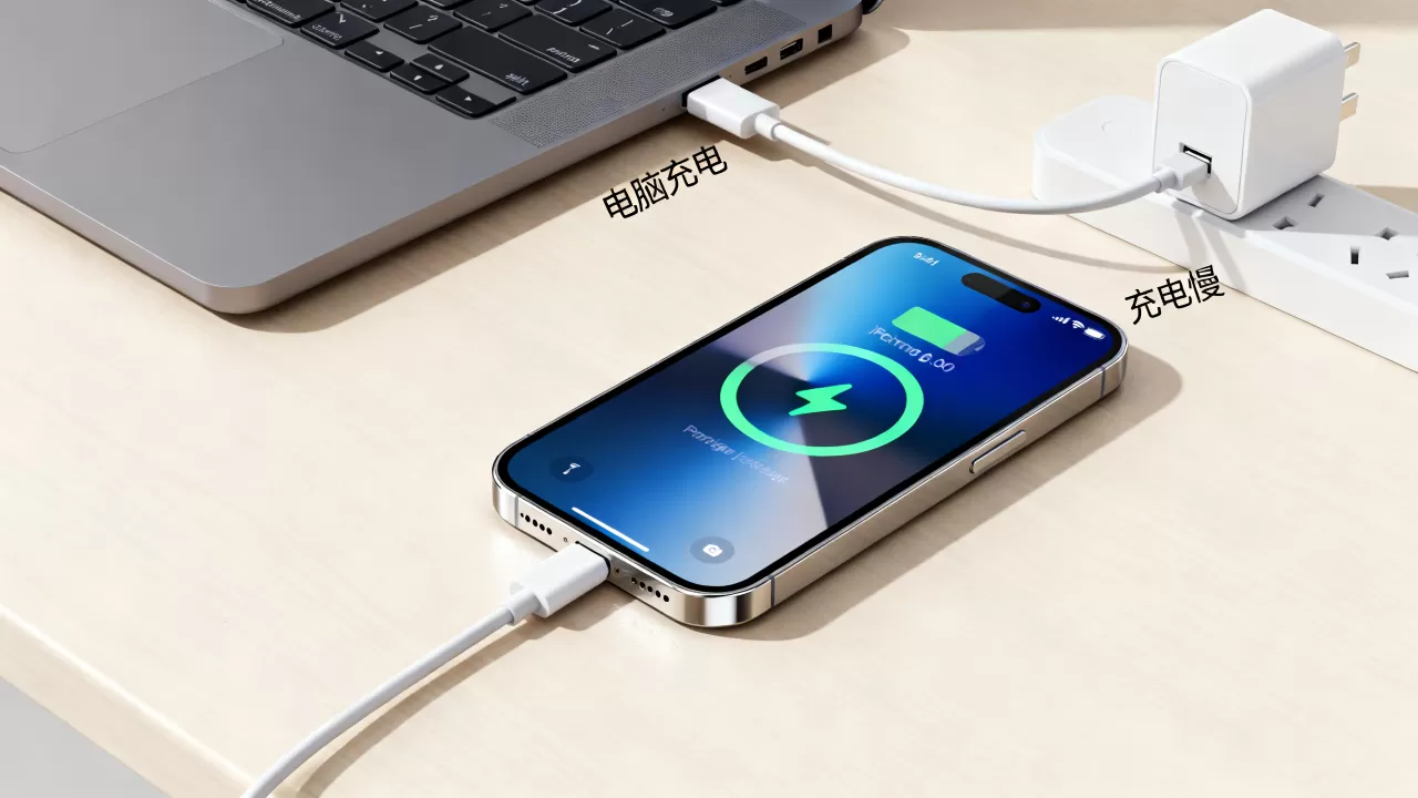 iPhone只能用电脑充电吗？iPhone充电慢怎么办