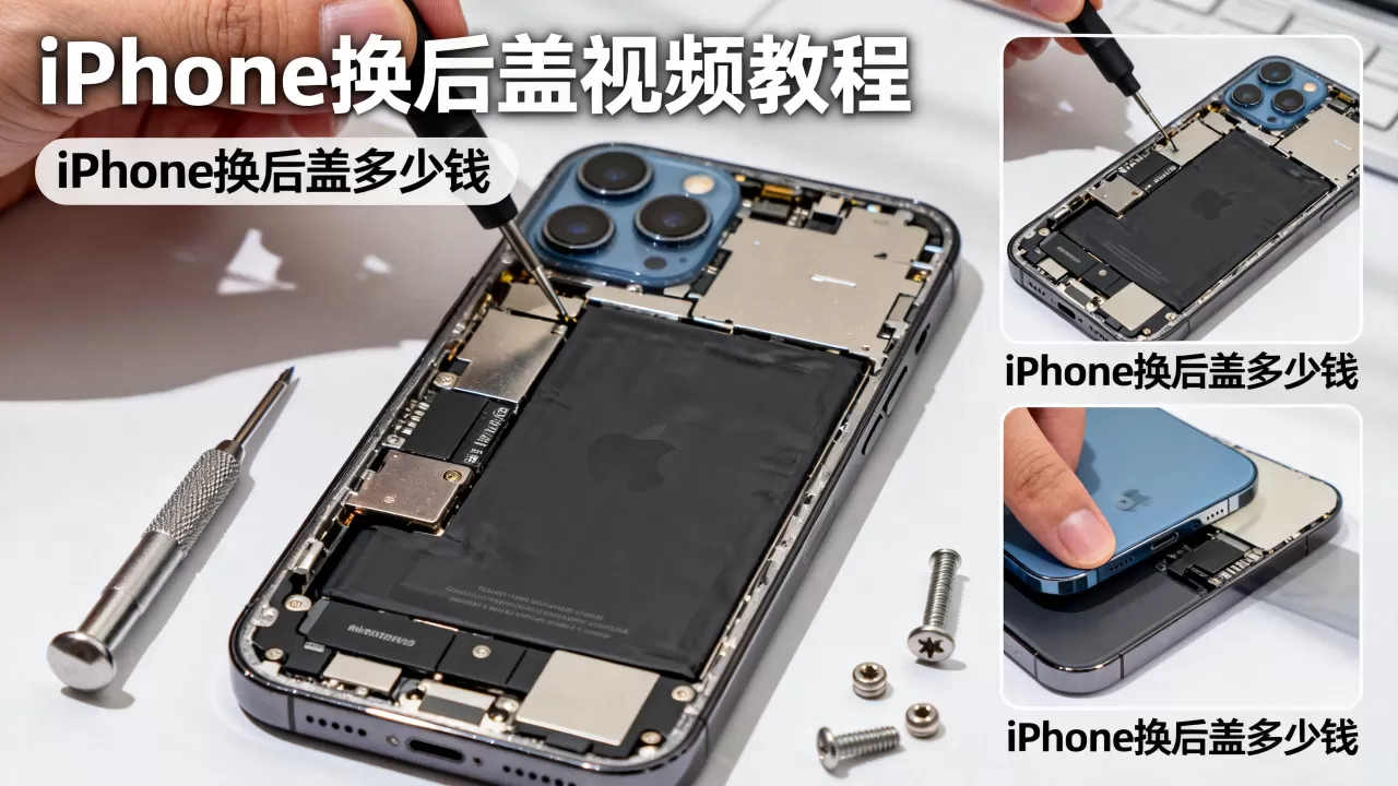 iphone换后盖视频教程，iphone换后盖多少钱