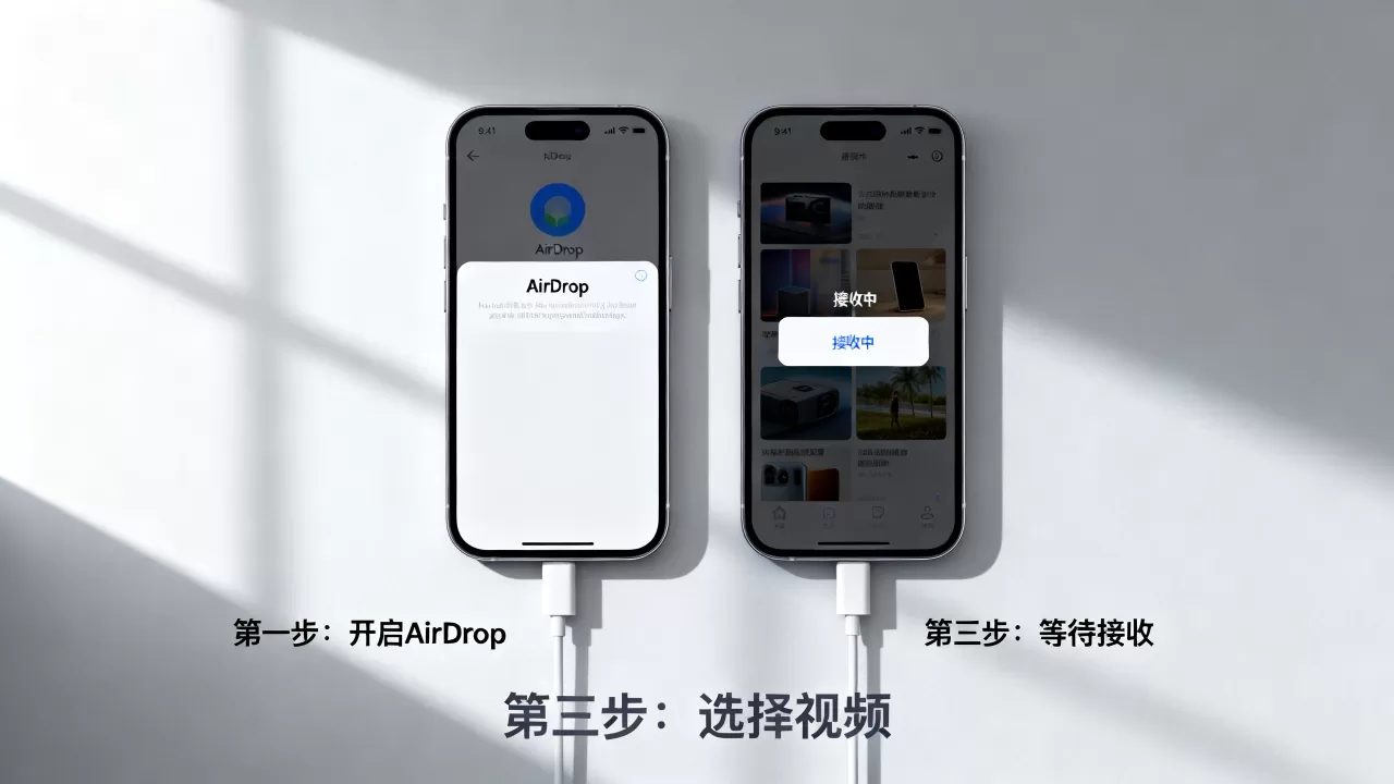 iphone怎么传视频到手机，iphone传视频到另一部手机