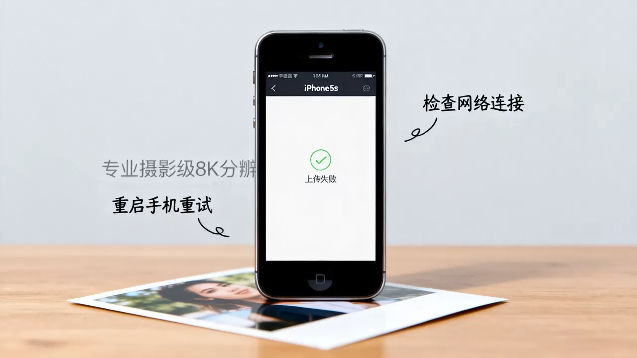 iphone5s上传照片失败怎么办，iphone5s上传照片