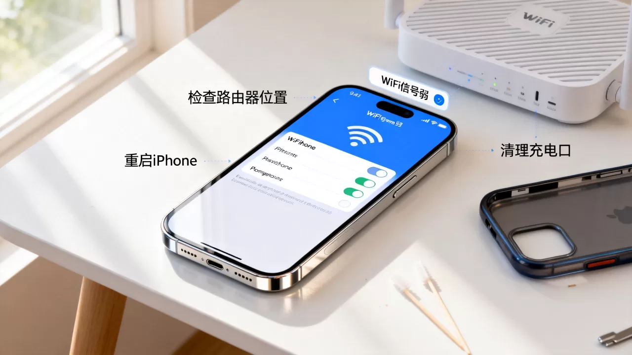 iPhone WiFi断断续续连不上怎么办？iPhone WiFi信号弱解决办法