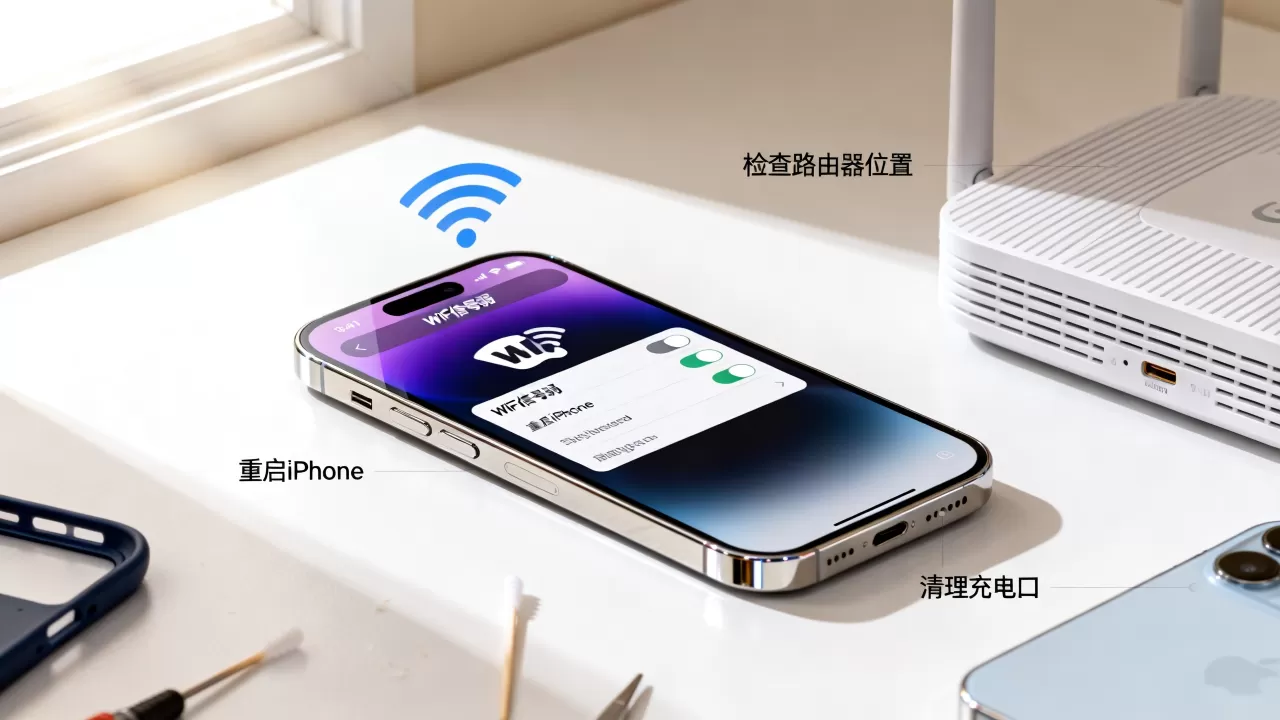 iPhone WiFi断断续续连不上怎么办？iPhone WiFi信号弱解决办法