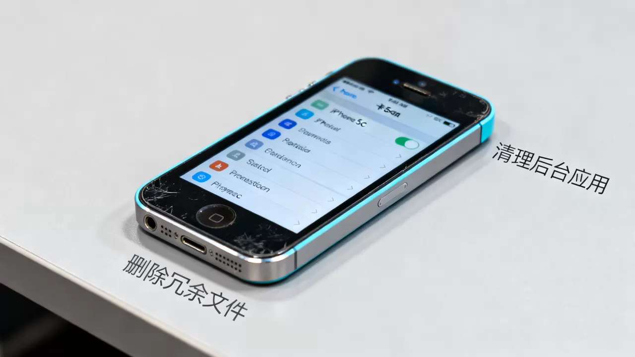 iPhone5c卡顿怎么办，iPhone5c卡顿解决方法