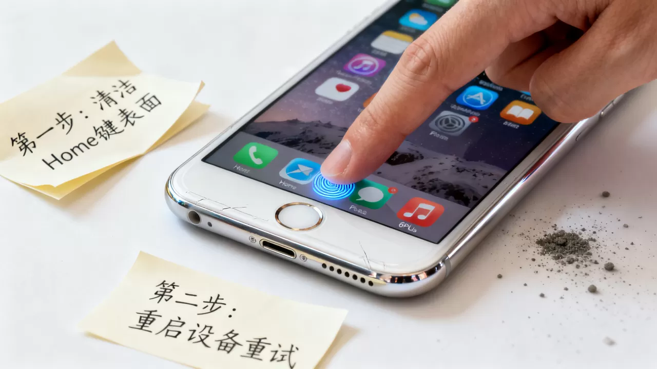 iphone6sp指纹解锁失灵怎么办，iphone6sp指纹解锁