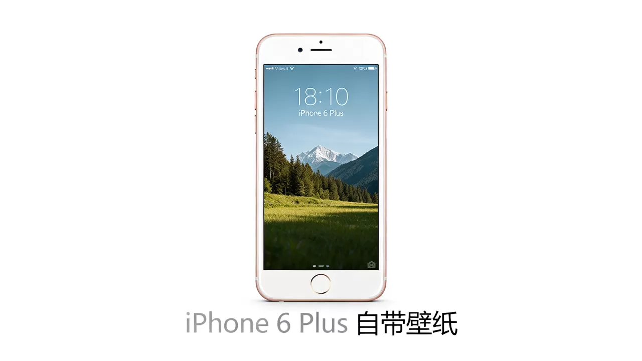 iphone6 plus自带壁纸在哪里，iphone6 plus自带壁纸
