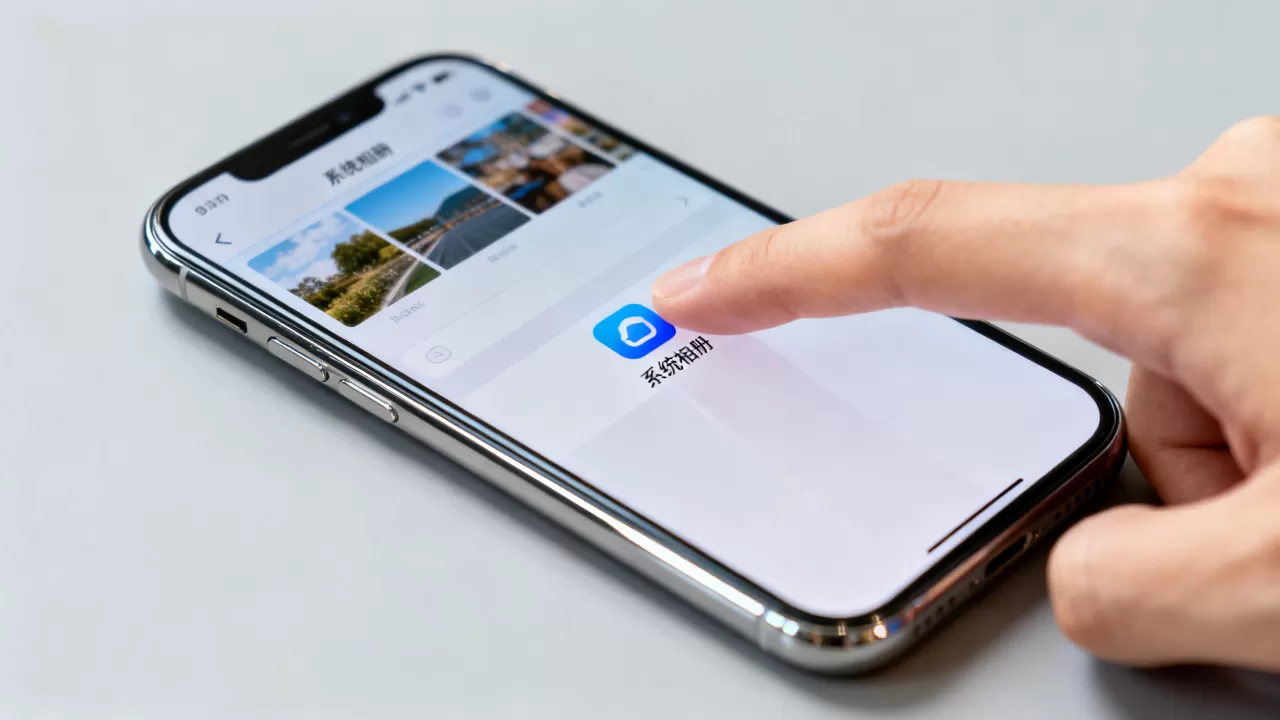 在iphone系统相册在哪里，iphone系统相册在哪里