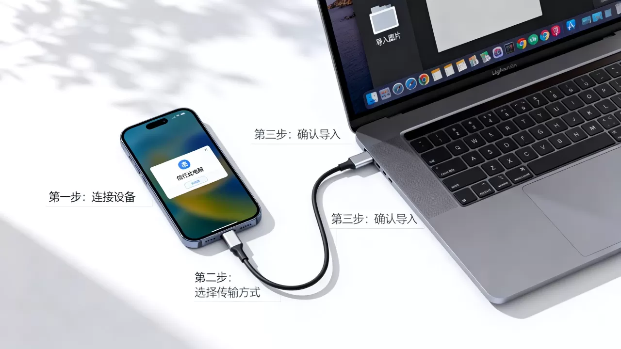 如何将图片导入iphone，iphone怎么导入照片