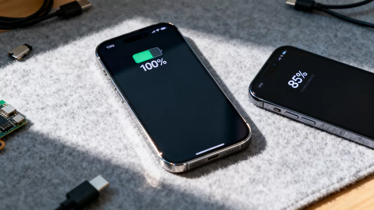 iphone电量一直100%，iphone电量显示100%但掉电快
