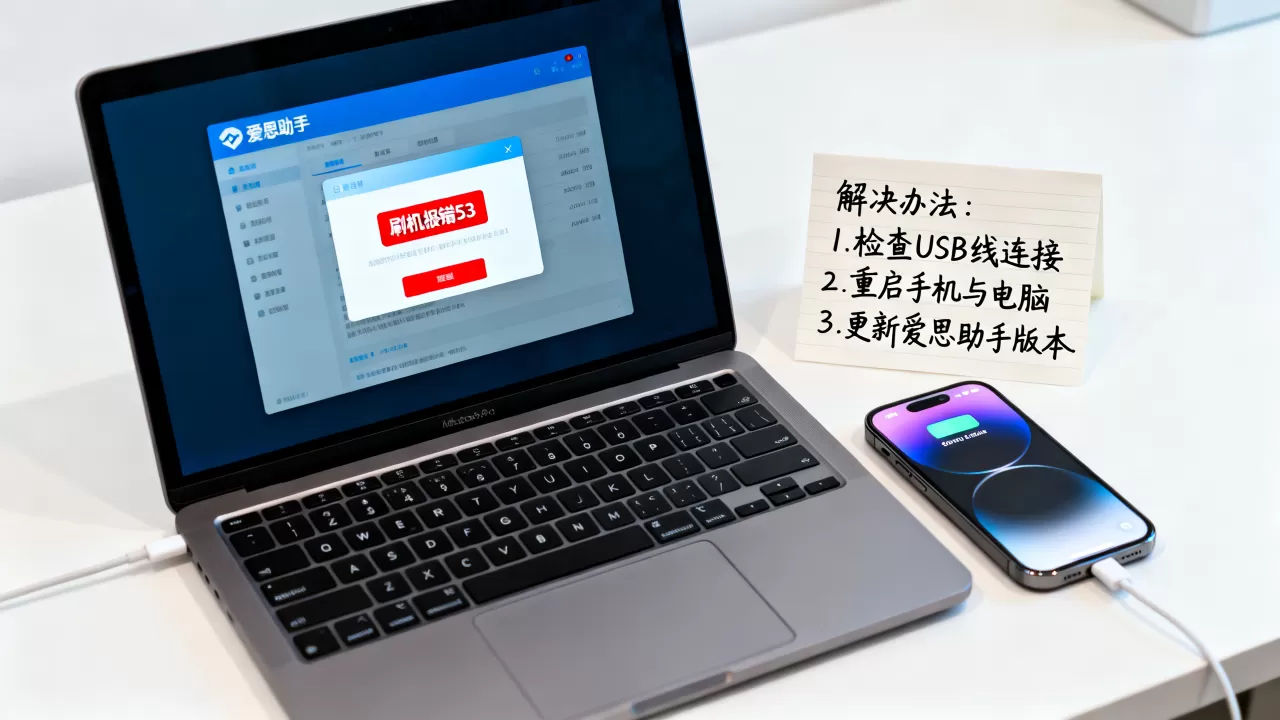 爱思刷机报错53怎么办？爱思助手报错53解决办法