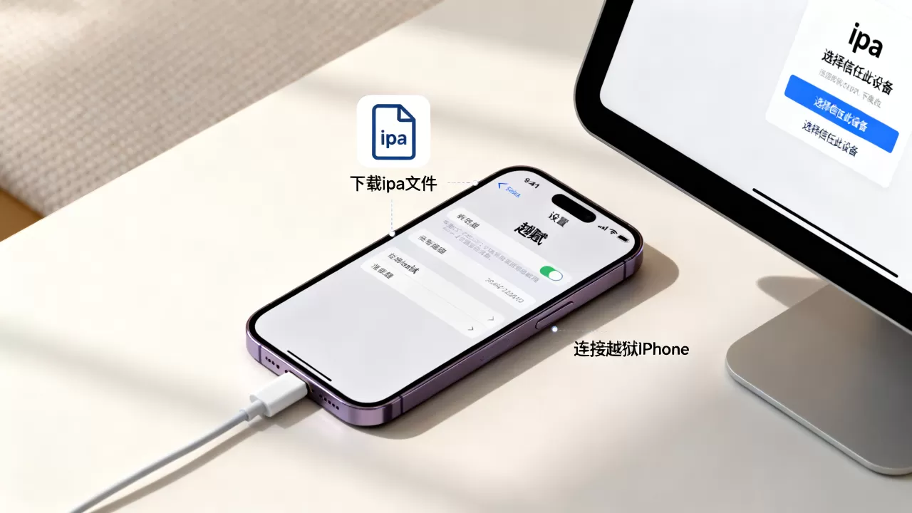 ipa怎么安装到越狱iphone，ipa文件安装教程