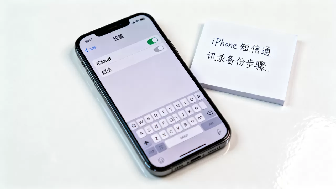 iPhone备份短信通讯录，苹果手机备份短信通讯录怎么操作