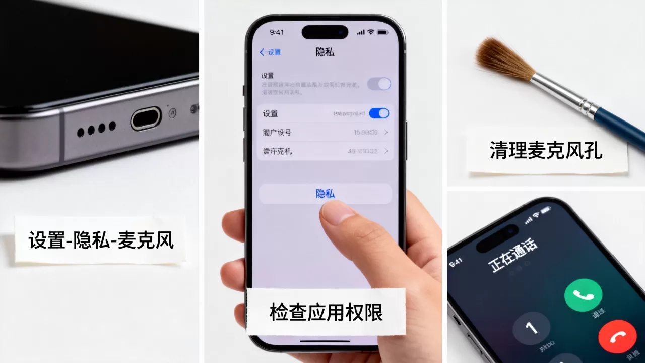 iphone麦克风设置在哪，iphone麦克风没声音怎么办