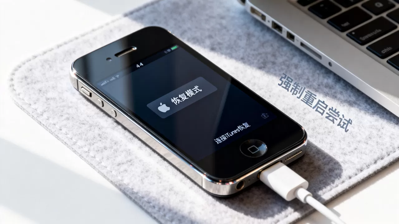 iphone4无限恢复模式怎么解决，iphone4无限恢复模式