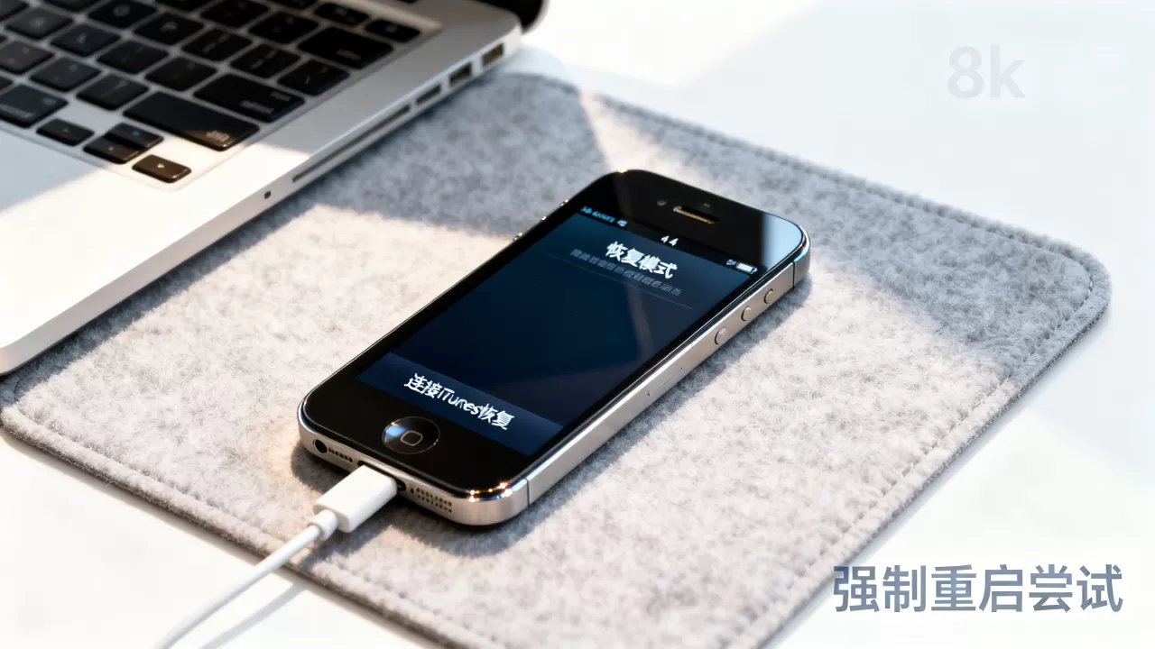 iphone4无限恢复模式怎么解决，iphone4无限恢复模式