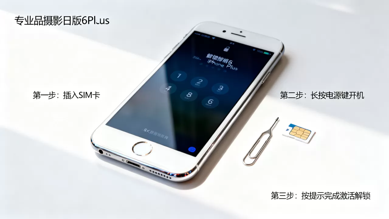 日版iphone6 plus怎么解锁，iphone6 plus解锁教程