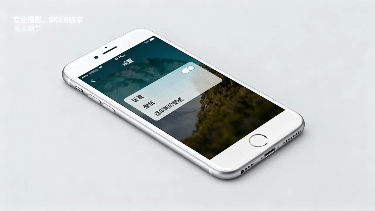 iphone6 plus自带壁纸在哪，iphone6 plus自带壁纸怎么设置