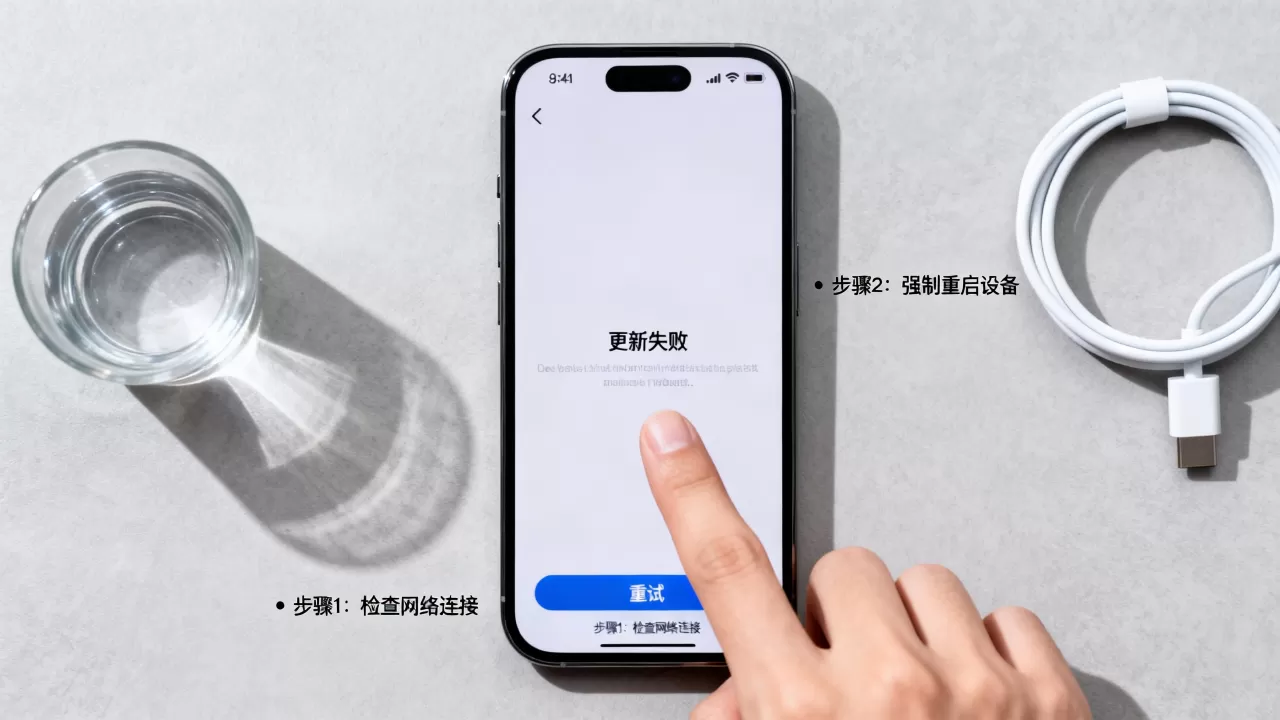 iphone更新失败怎么办，苹果手机系统更新卡住解决方法