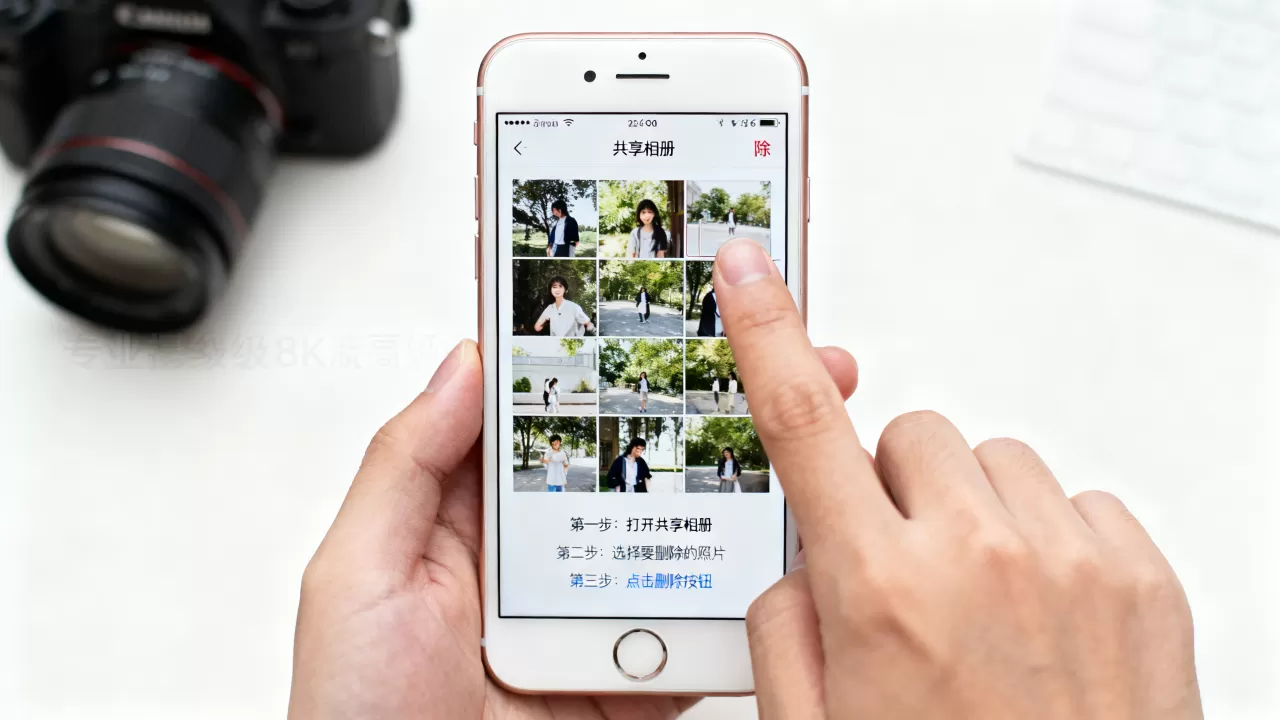 iphone6删除共享照片怎么操作，iphone6怎么删除照片
