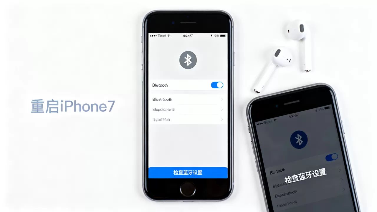 iphone7找不到蓝牙怎么办，iphone7蓝牙连接不上