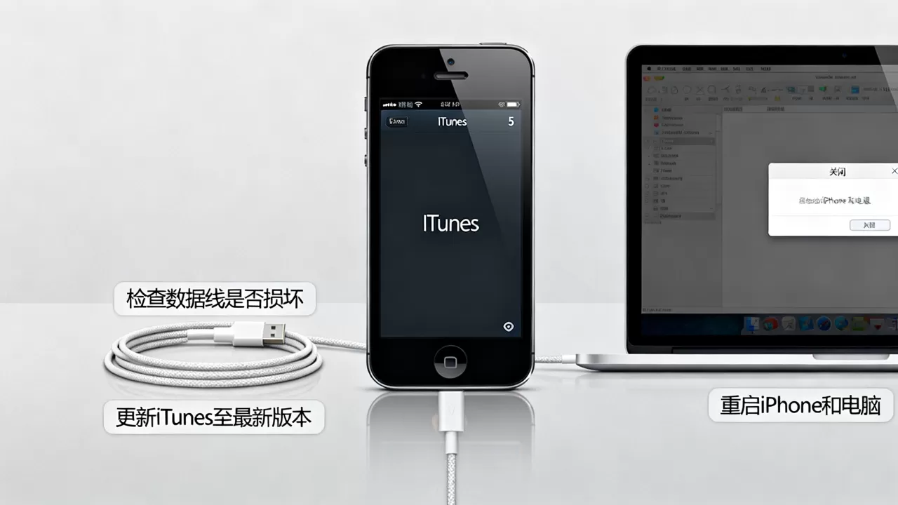 iphone5开机显示itunes怎么办，iphone5连接itunes闪退