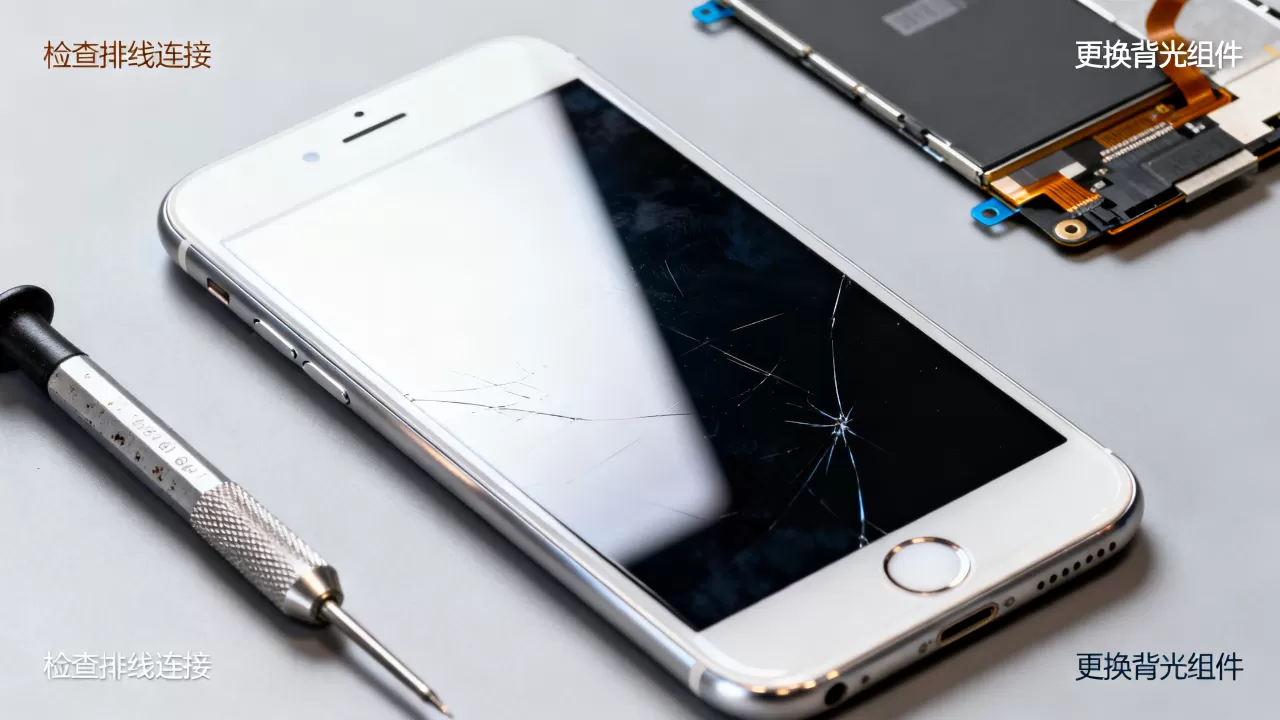 iPhone6splus阴阳屏怎么修，iPhone6splus阴阳屏维修